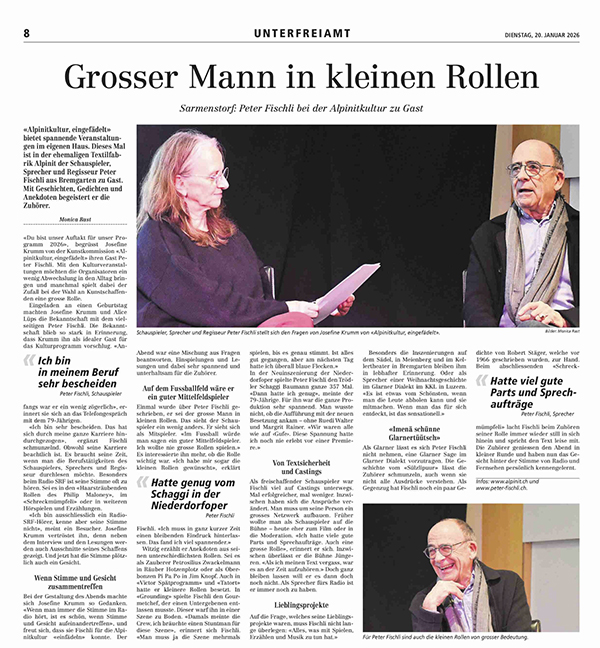 Alpinitkultur Peter Fischli